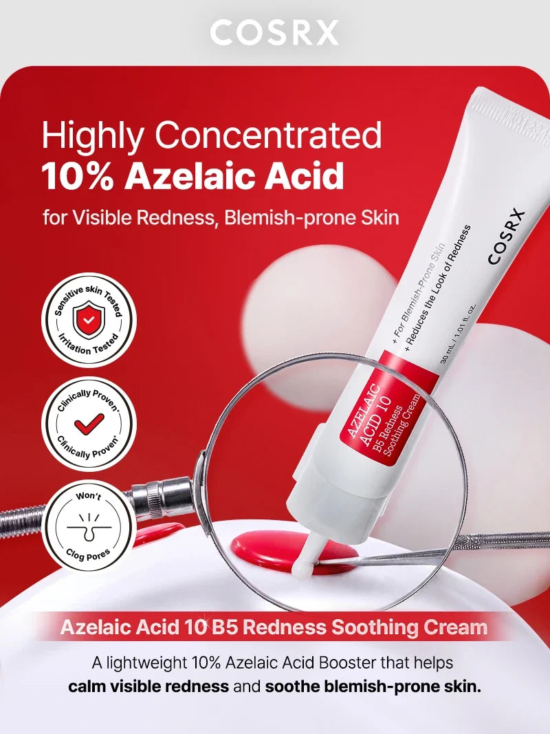 COSRX Azelaic Acid 10 B5 Redness Soothing Cream